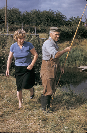 Denise et Robert à la pêche